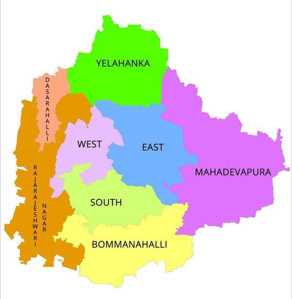 বেঙ্গালুরু BBMP ওয়ার্ড ম্যাপ