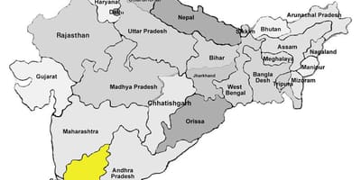 মানচিত্র বেঙ্গালুরু, ভারত