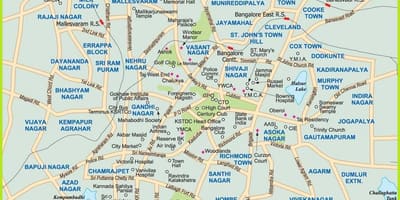 মানচিত্র, বেঙ্গালুরু