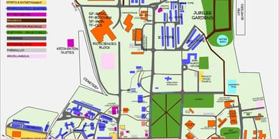 মানচিত্র IISC বেঙ্গালুরু
